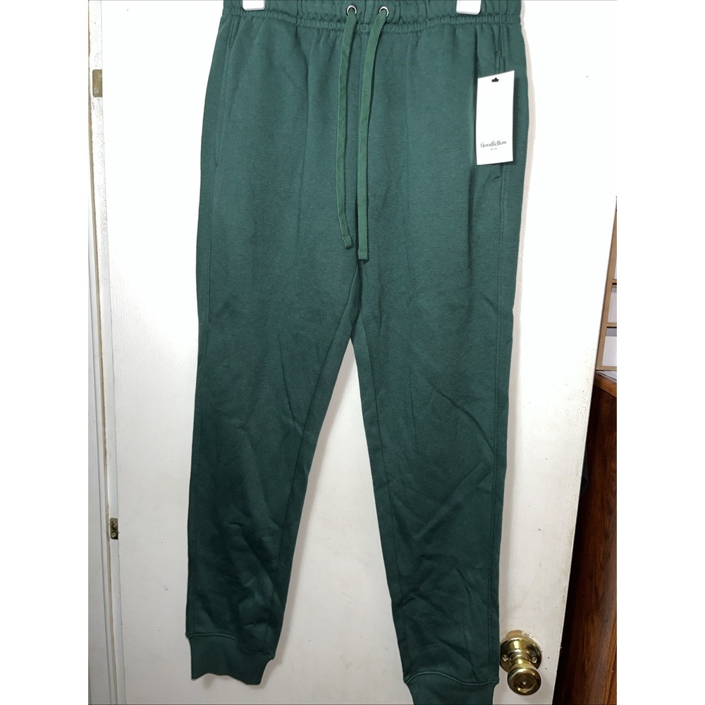 Goodfellow Men's Size S Hunter Green Soft Tapered Joggers Sweatpants NWT